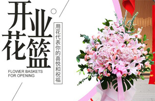 海南海口市龙华区遵谭镇花篮配送